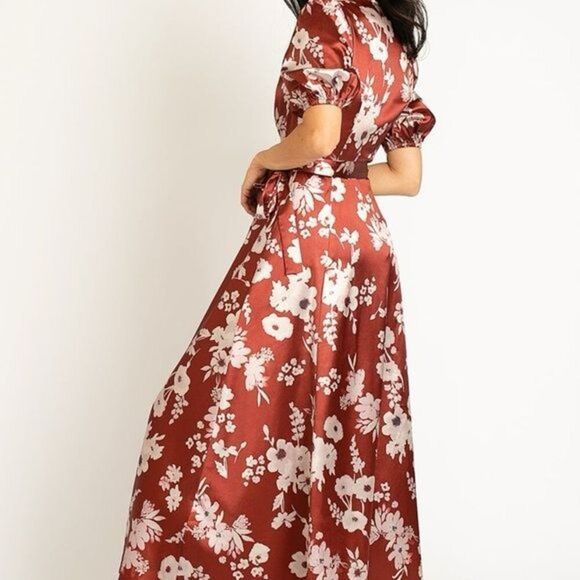 Jofolie Rust Lucerine Dress in Rust NEW NWT - Picture 2 of 8